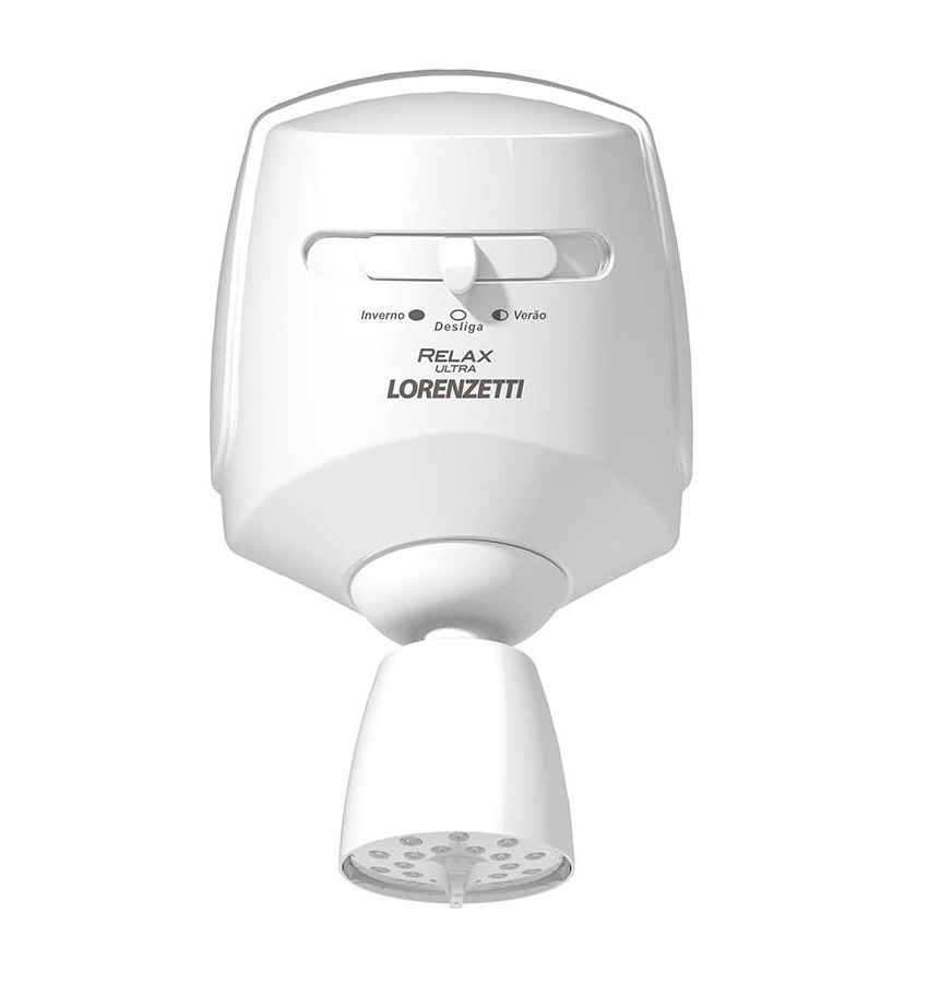 Ducha Relax 220V 5500W, Lorenzetti, 7540110, Branco, Pequeno
