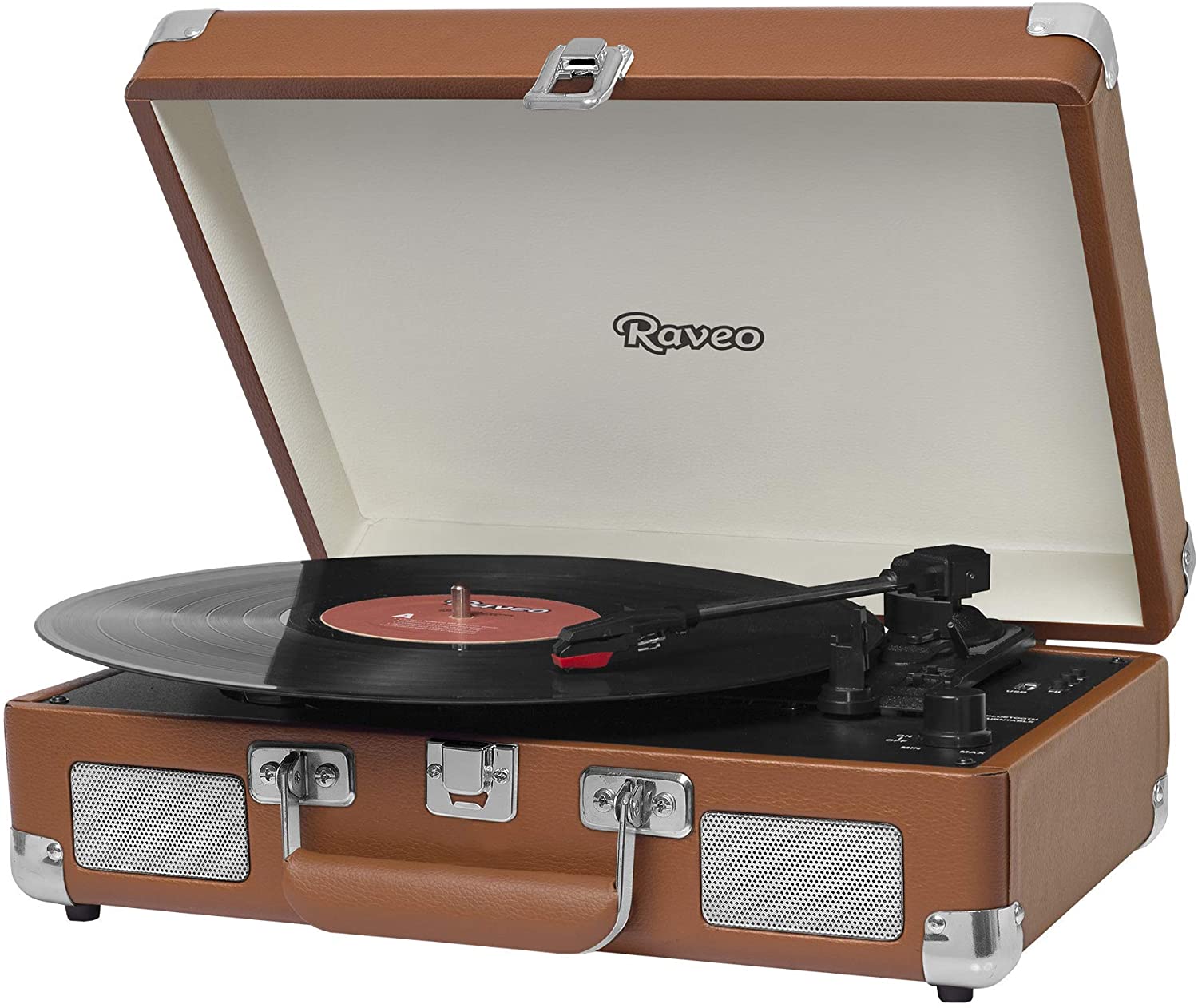 Vitrola Chrome Brown com USB e Bluetooth, Bivolt