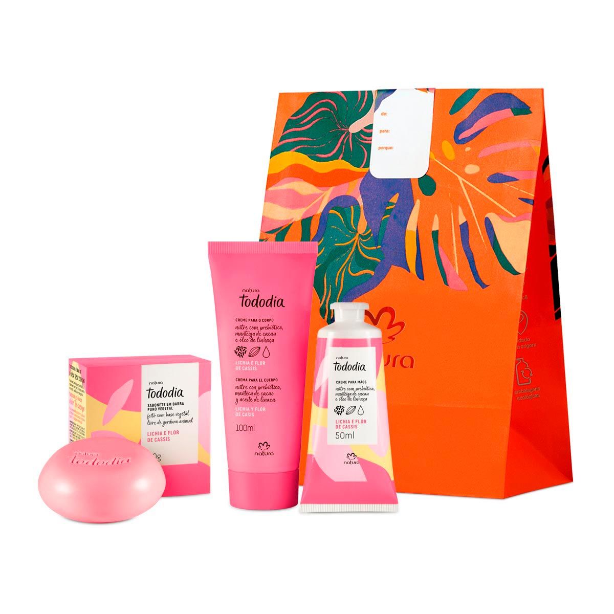 Presente Natura Tododia Lichia e Flor de Cassis