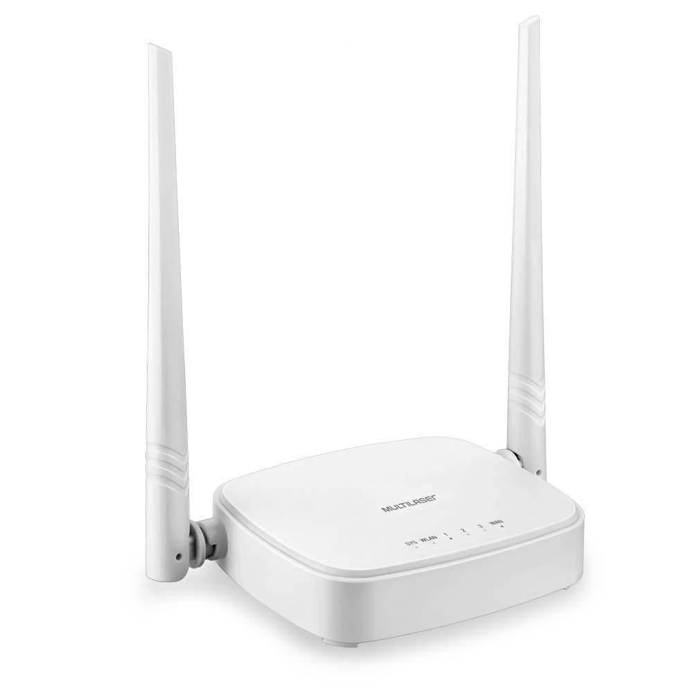 Roteador Multilaser Wi-fi 2 Antenas 300 Mps Branco Bivolt