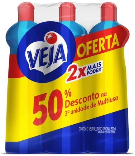 Limpador Veja Gold Multiuso, 3 unidades