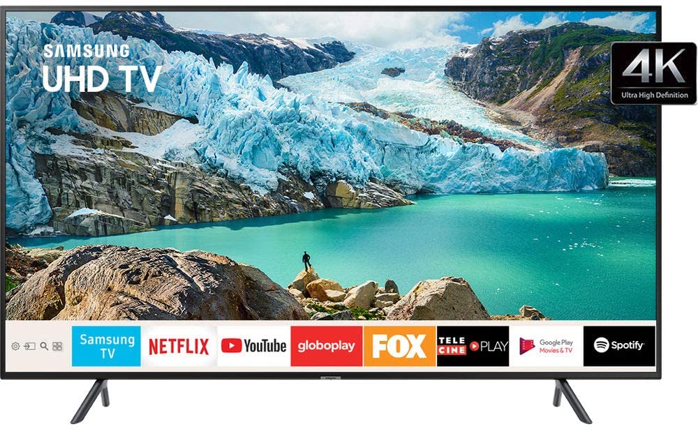 Smart TV UHD 4K 58″ UN58RU7100, Visual com Cabos Escondidos, Controle Remoto Único e Bluetooth