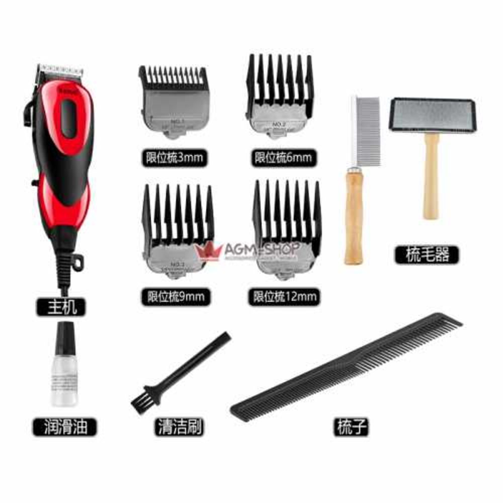 Maquina Tosa Cães Gatos 10w Profissional 110v Kemei 832 Pet