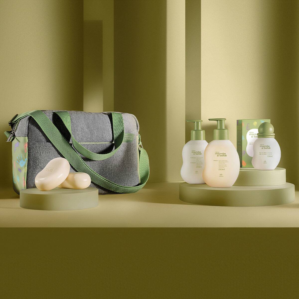 Presente Natura Mamãe e Bebê com Bolsa
