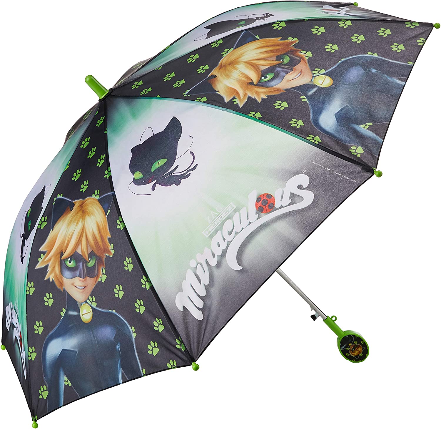 Guarda Chuva Cat Noir Mimo Style Verde/Preto