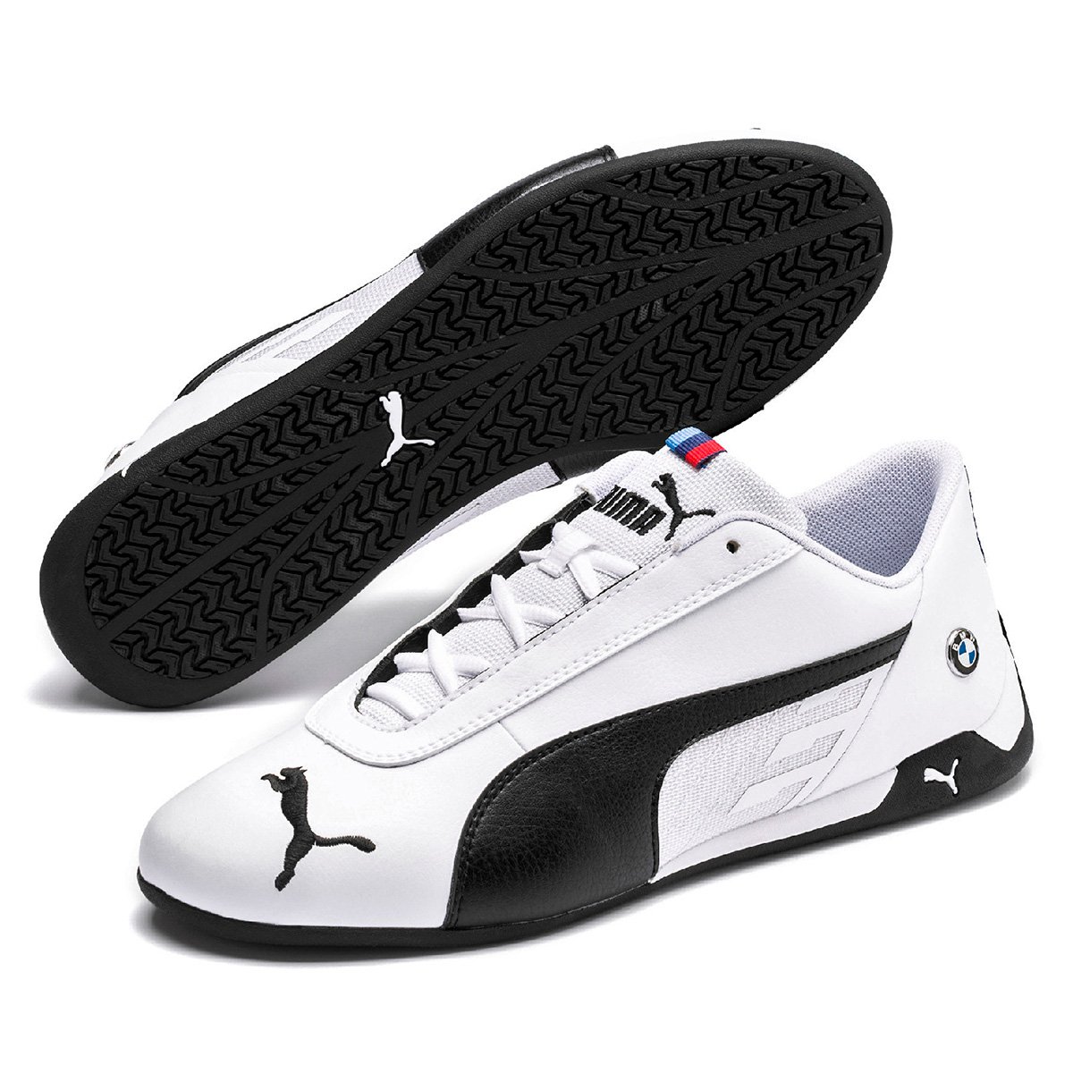 Tênis Puma BMW MMS R-cart – Branco e Preto