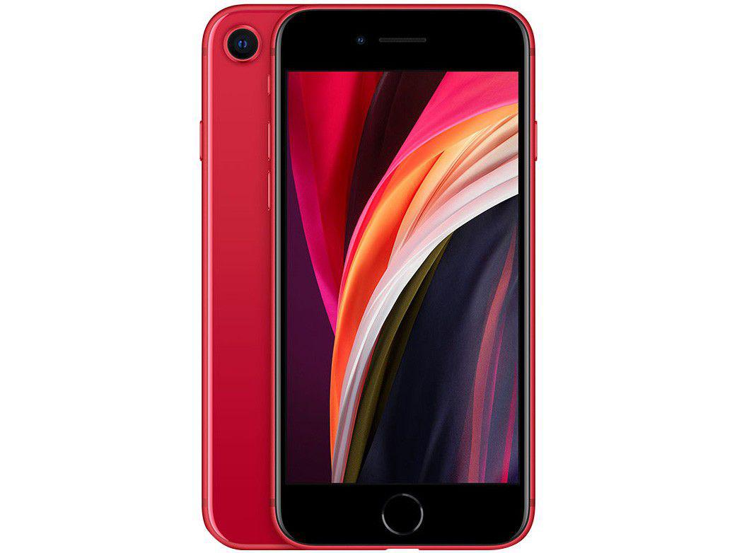 iPhone SE Apple 256GB (PRODUCT)RED – 4,7 12MP iOS Vermelho