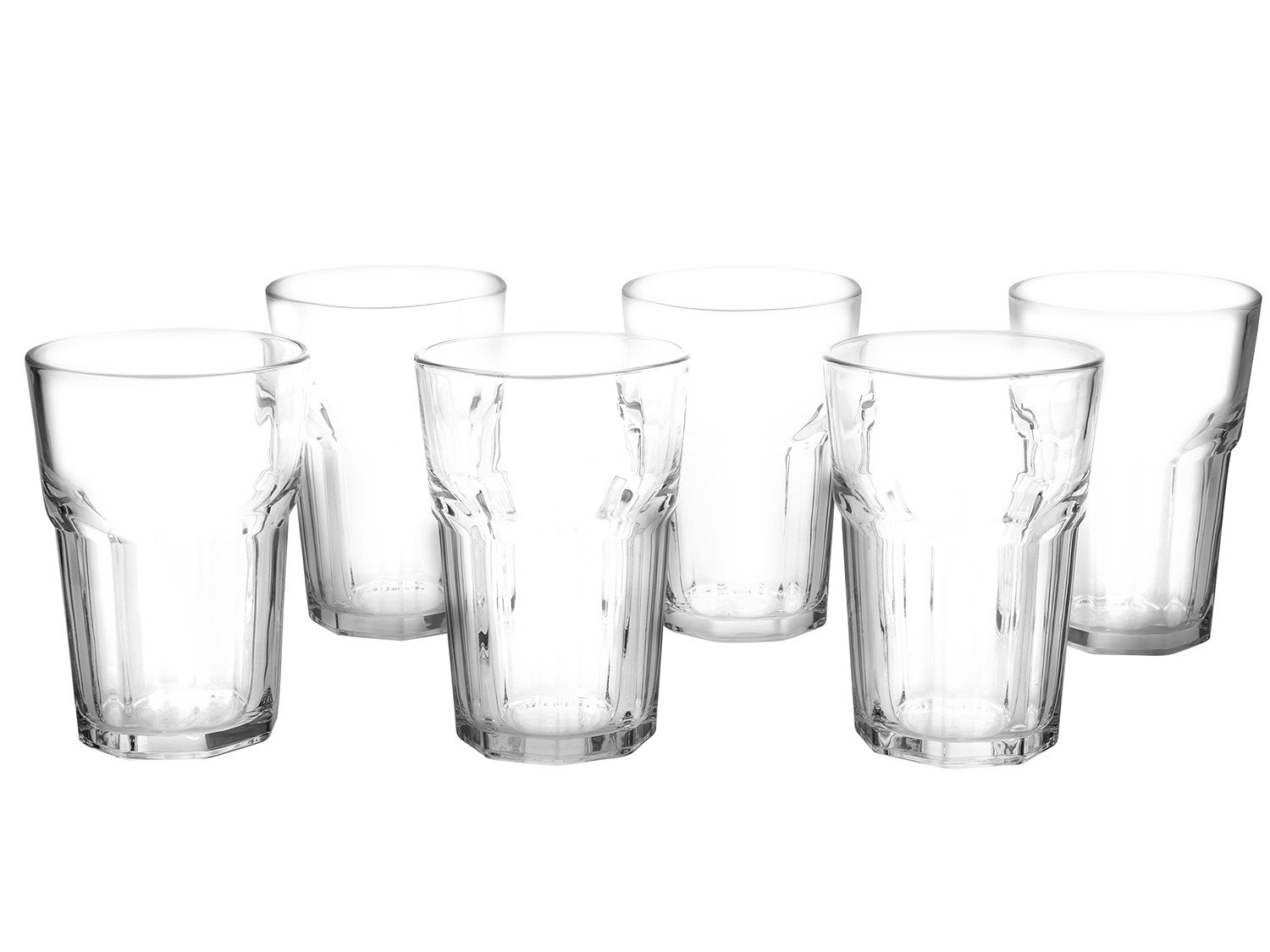 Jogo de Copos de Vidro 6 Peças 450ml – Casambiente Boston