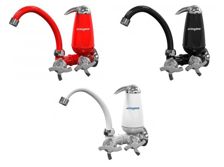 Torneira com Filtro para Cozinha Acquabios – de Parede Color Acqua E05