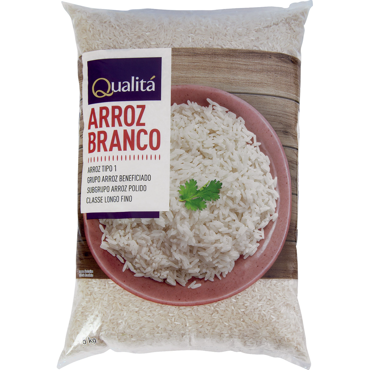 Arroz Agulhinha Tipo 1 QUALITÁ Pacote 5kg