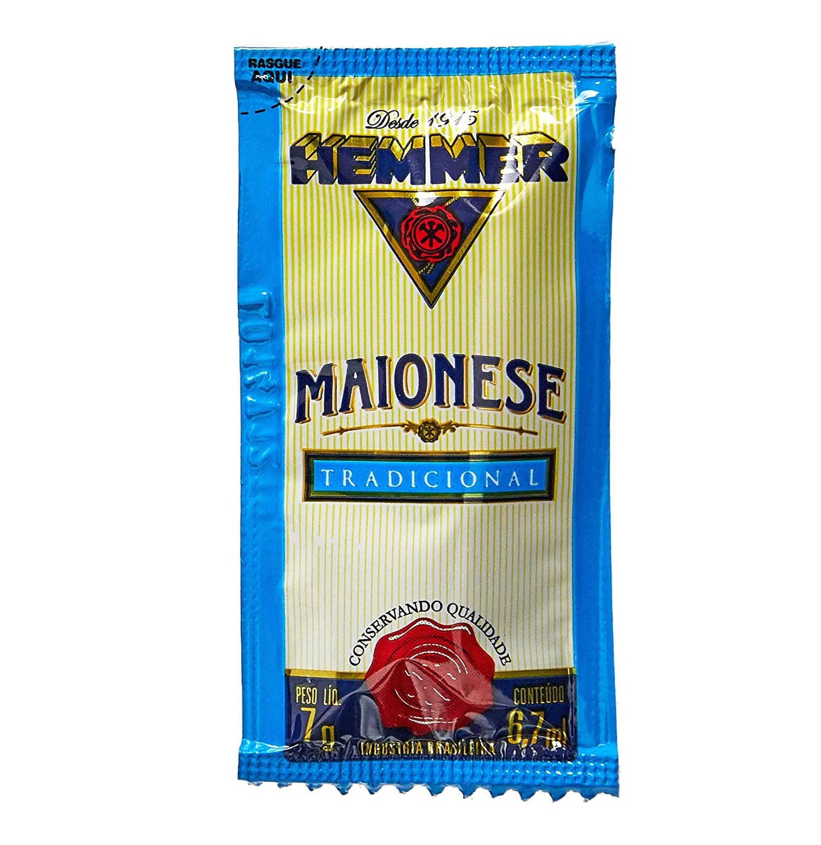 Maionese Hemmer com 190 Sachês de 7g