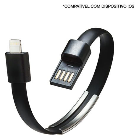 Pulseira USB Preto IOS