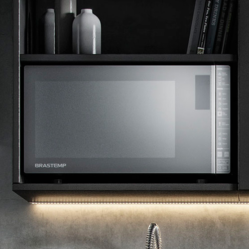 Micro-ondas Brastemp Espelhado Grill 32 Litros – BMG45