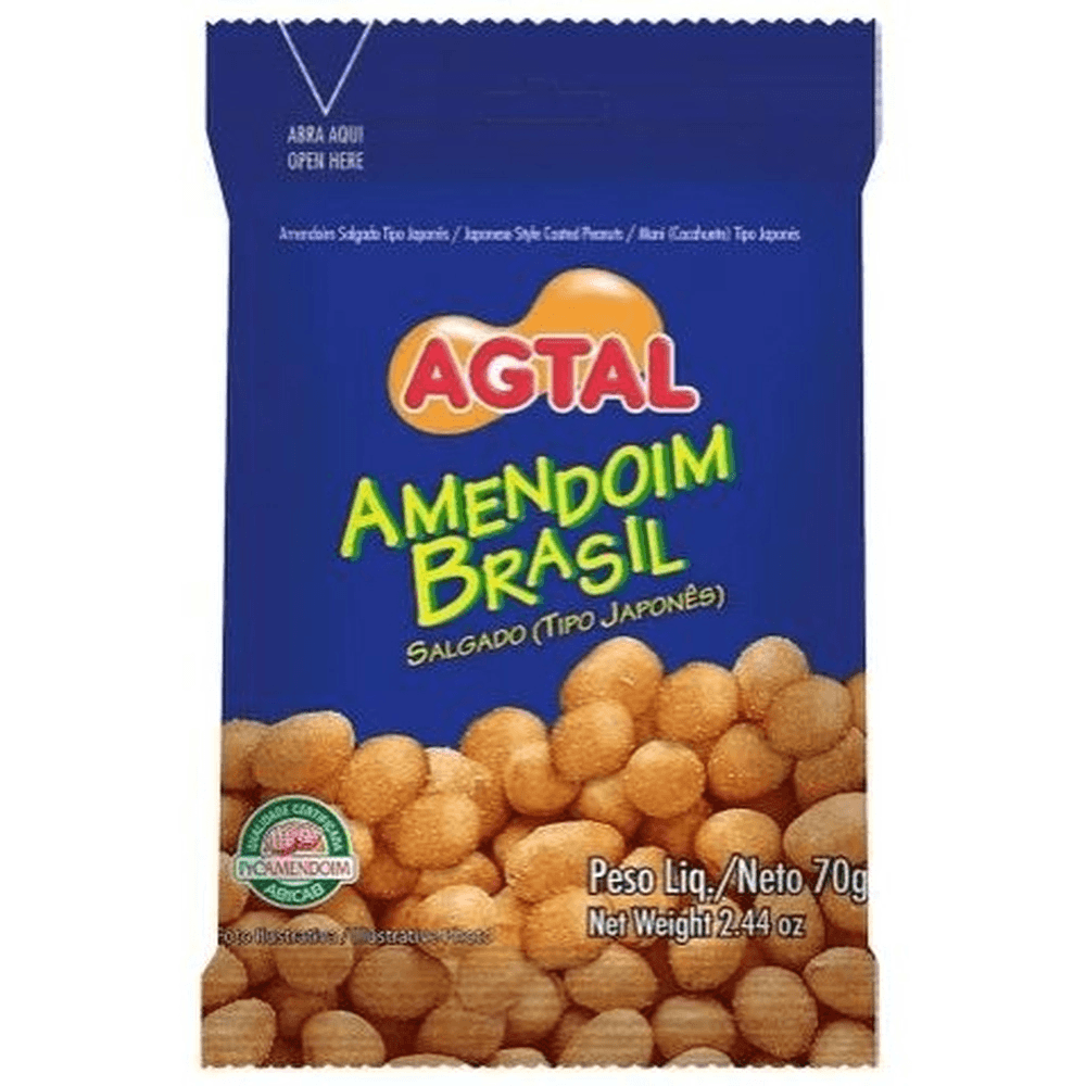 Amendoim Salgadinho Exclusivo 70g Agtal