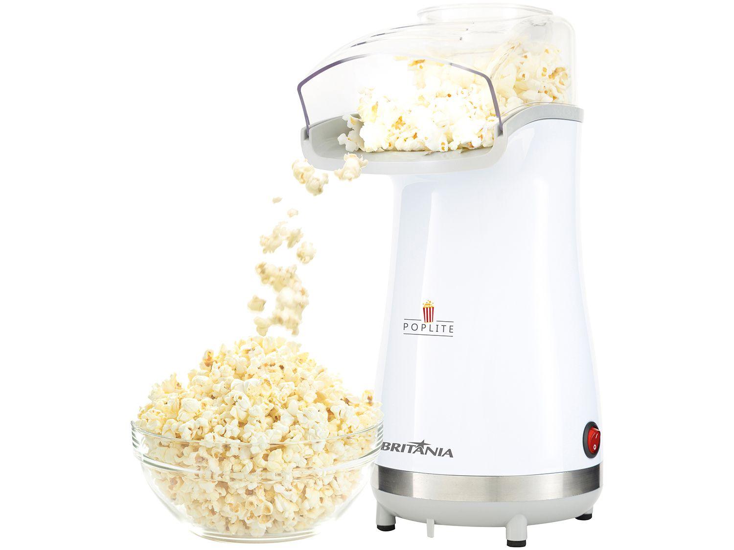 Pipoqueira Elétrica Britânia Poplite BPI01B – 1/2 Xícara de Pipoca Branca