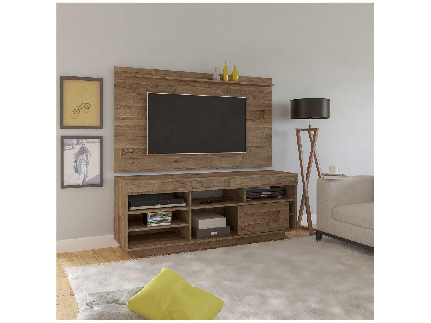 Rack com Painel para TV até 47” 1 Porta Artely – Roma