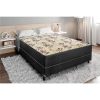 Cama Box Conjugada Casal Portobel Turim Confort Ortopédico Espuma D28 52x138x188 cm – Bege