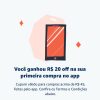 Ganhe R$ 20 de desconto na sua primeira compra pelo app da Amazon