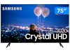 Smart TV Crystal UHD 4K LED 75” Samsung – 75TU8000 Wi-Fi Bluetooth HDR 3 HDMI 2 USB
