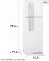 Geladeira/Refrigerador Frost Free Electrolux 2 Portas Branco 382 Litros (DF42) 220V