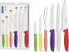 Jogo de Facas Plenus 6 Peças Tramontina Plenus Multicor