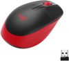 Mouse sem fio Logitech M190 com Design Ambidestro de Tamanho Padrão, Conexão USB e Pilha Inclusa – Vermelho