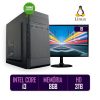 Computador PC CPU Completo Intel Core i3 8Gb 3Tb Monitor 19 LED HDMI Desktop BestCorp