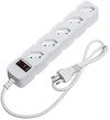 Protetor eletrônico Intelbras com 5 tomadas EPE 205 Branco