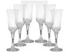 Jogo de Taças para Champanhe Vidro 6 Peças – Nadir Lírio