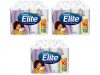 Kit Papel Higiênico Folha Dupla Elite Ultra – 3 Pacotes com 16 Rolos de 30m Cada