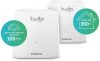 Kit Roteador Wi-Fi Mesh Intelbras 2 Unidades Twibi Giga+ Branco