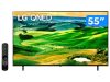 Smart TV 55” 4K NanoCell LG Quantum Dot QNED 120Hz – AI Processor Wi-Fi Bluetooth HDR Alexa 55QNED80