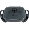 Panela Elétrica Quadrada 4L Fun Kitchen CH40 Preta