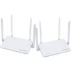 Kit Smart Roteador Mesh Wi-Fi Fast Positivo Casa Inteligente Cobertura De Até 400 M² Beamforming Suporta Até 128 Dispositivos Sem Pontos Cegos – Bivolt