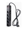 iClamper Energia 5 Tomadas – Filtro de Linha + DPS – Preto, Comprimento do cabo de entrada: 1 m