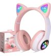 Fone Bluetooth Gatinha Led Sem Fio – Altomex
