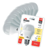 Kit 10 Lâmpadas Led 9W Kian Amarela Bivolt