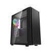 Gabinete Gamer Aigo Darkf Dk353 Rgb Mid-t Lat De Vidro C/4f