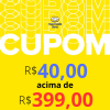 Cupom de R$ 40 em compras acima de R$ 399 no Mercado Livre