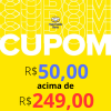 Cupom de R$ 50 para compras acima de R$ 249 no Mercado Livre