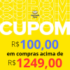 Cupom de R$ 100,00 em pedidos acima de R$ 1.249,00 no Mercado Livre