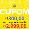 Cupom de R$ 300,00 em compras acima de R$ 2.999,00 no Mercado Livre