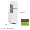 Geladeira Consul Frost Free Duplex 386 litros com Altura Flex cor branca CRM44AB