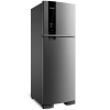 Geladeira Brastemp Frost Free Duplex 375 litros cor Inox com Espaço Adapt – BRM45JK