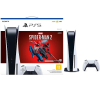 PlayStation 5 Standard Edition Branco + Marvels Spider Man 2 + Controle Sem Fio Dualsense Branco – Sony
