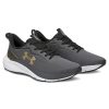 Tênis Masculino Under Armour Charged First Esportivo – Cinza+Dourado