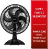 Ventilador 2 em 1, Mesa ou Parede, Arno, Turbo Force, 40cm, VF42, 127V, Preto
