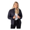 Jaqueta Feminina Puffer Bobojaco Capuz Com Nylon Impermeável