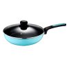 Panela Carrefour Home Azul Com Tampa de Vidro