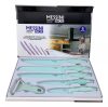 Kit De Facas E Descascador Profissional 6 Peças Premium